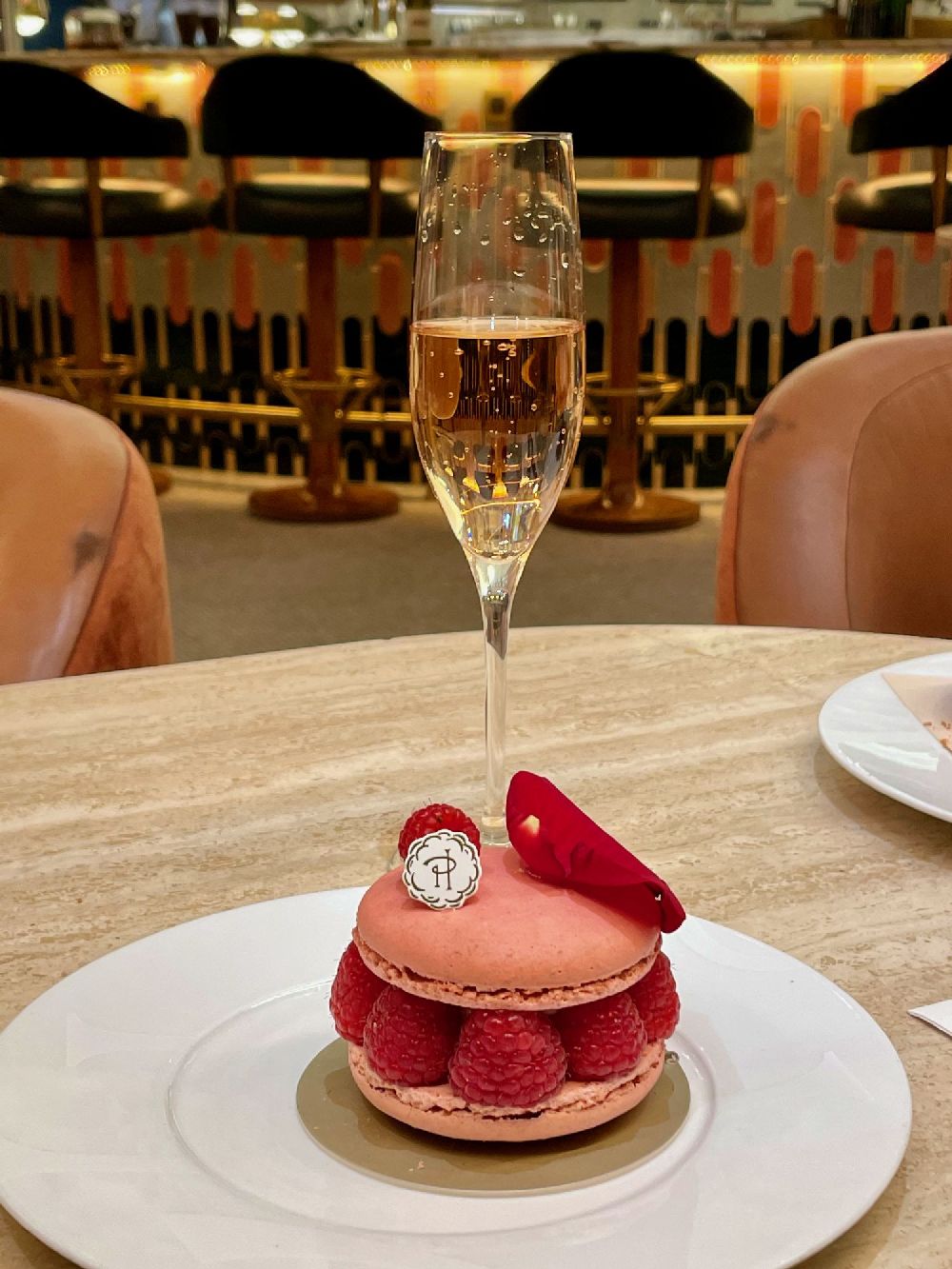 Pierre Hermé signature dishes Macaron Ispahan (Rose, Lychee & Raspberry)Macaron Mogador (Milk Chocolate & Passion Fruit)Tarte Infiniment Vanille2000 Feuilles (Praline Feuilleté Pastry)